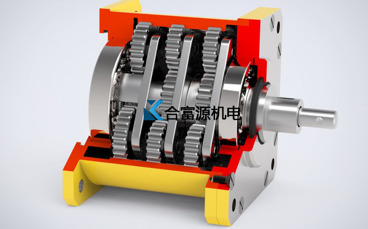 三級行星減速機內部結構圖