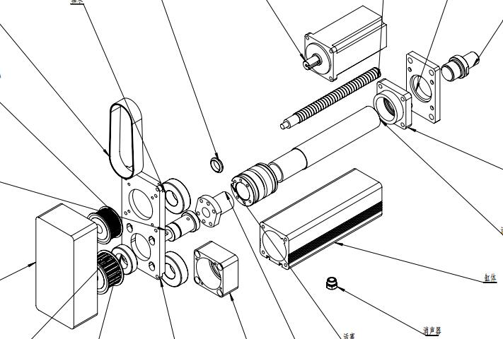 深圳電動(dòng)缸廠家:折返式電動(dòng)缸的結(jié)構(gòu)說明